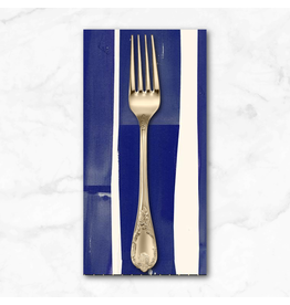 PD's Alexia Abegg Collection Sketchbook, Collage Stripe in Navy, Dinner Napkin