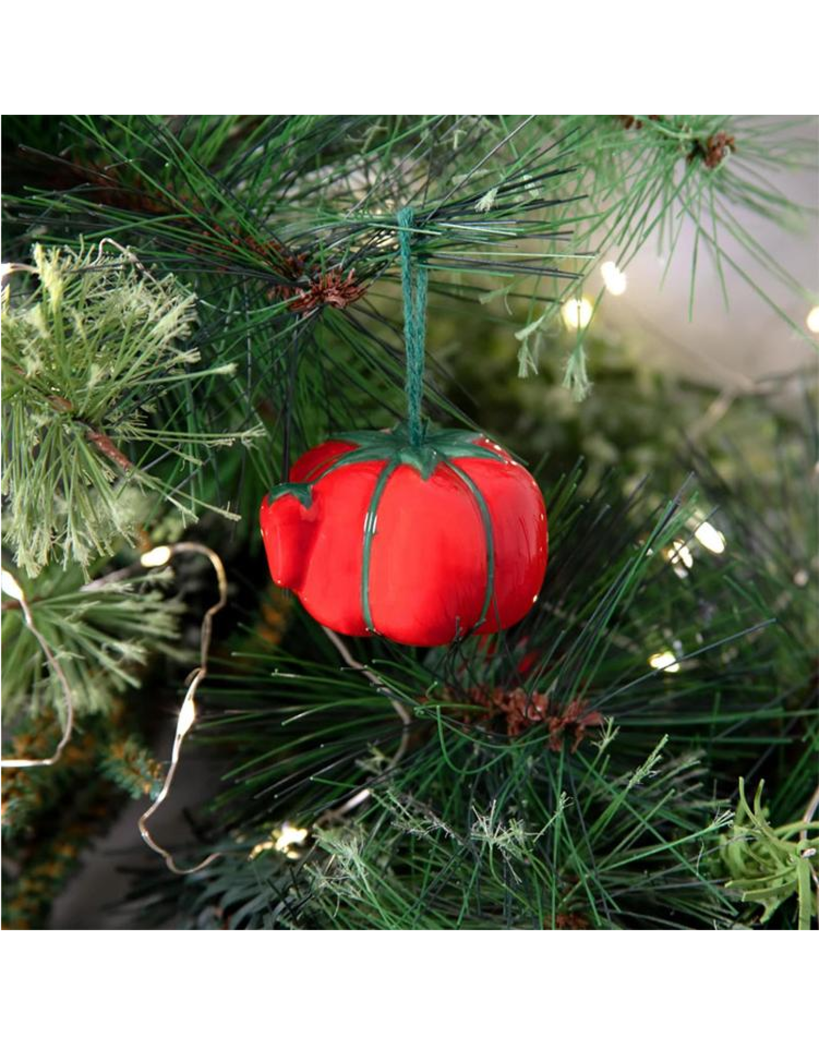 Dritz ON SALE-Tomato Pin Cushion Ornament