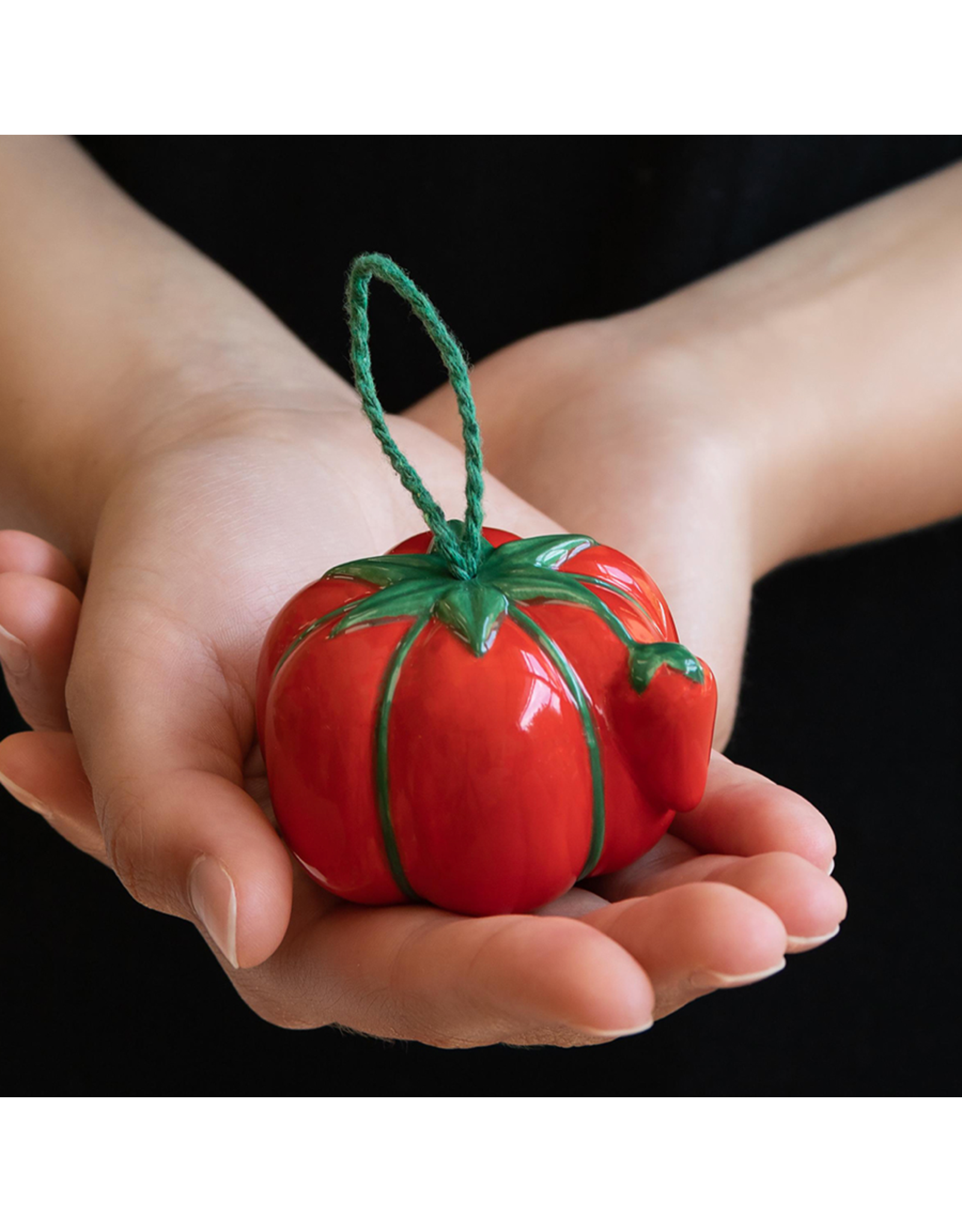 Dritz ON SALE-Tomato Pin Cushion Ornament