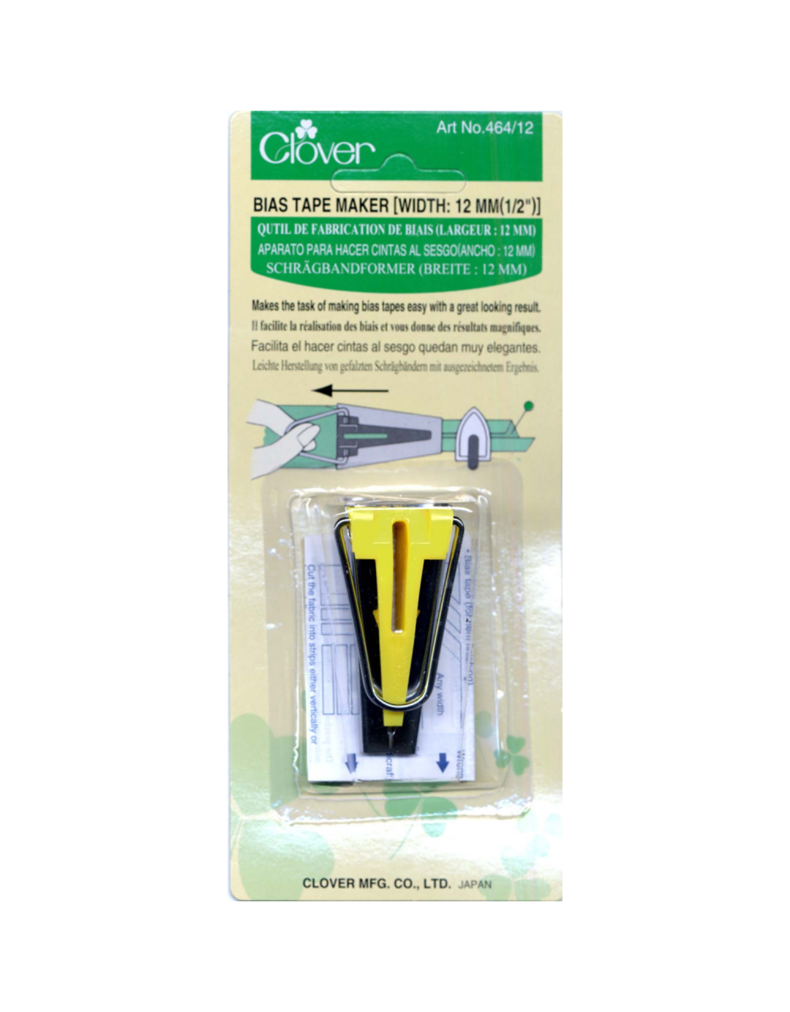 Clover Bias Tape Maker (width: 1/2)