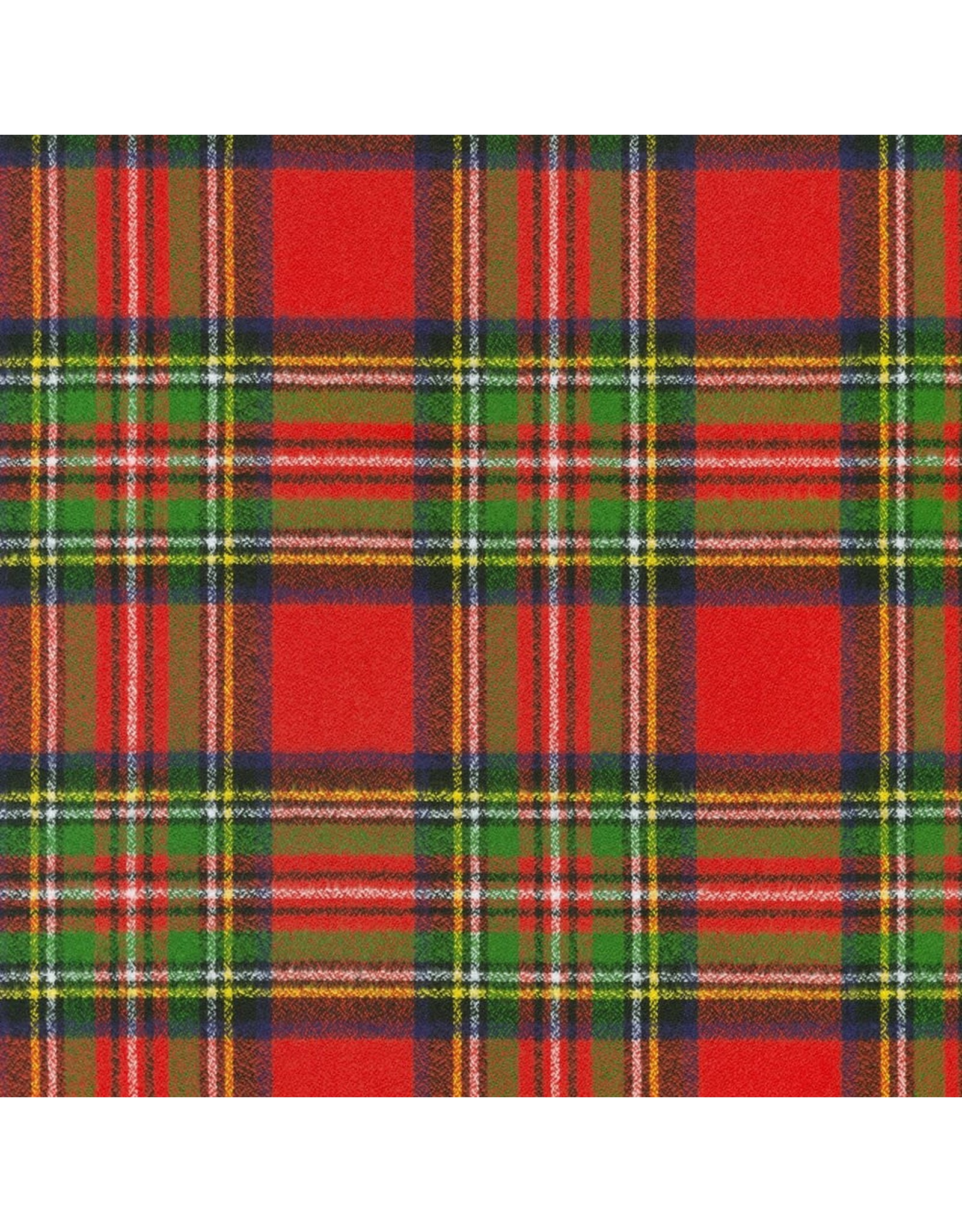 Robert Kaufman Yarn Dyed Cotton Flannel, Mammoth Flannel in Red, Fabric Half-Yards