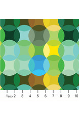 Windham Fabrics Color Wheel, Confetti in Green, Fabric Half-Yards