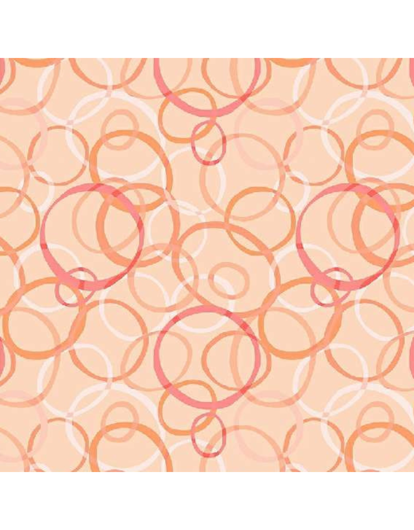 Windham Fabrics Color Wheel, Rings in Blush, Fabric Half-Yards