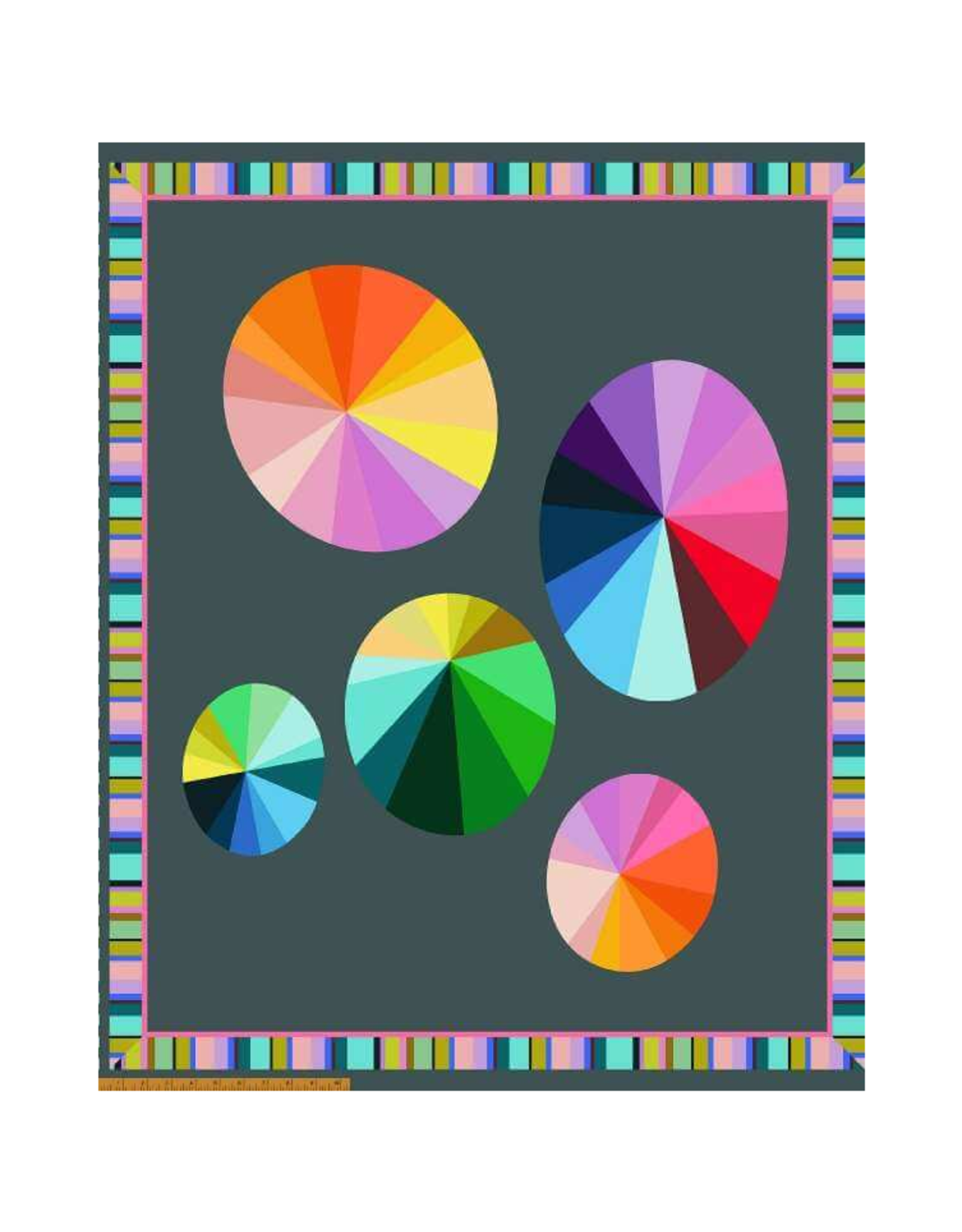 Windham Fabrics Color Wheel, Panel  36” x 42”