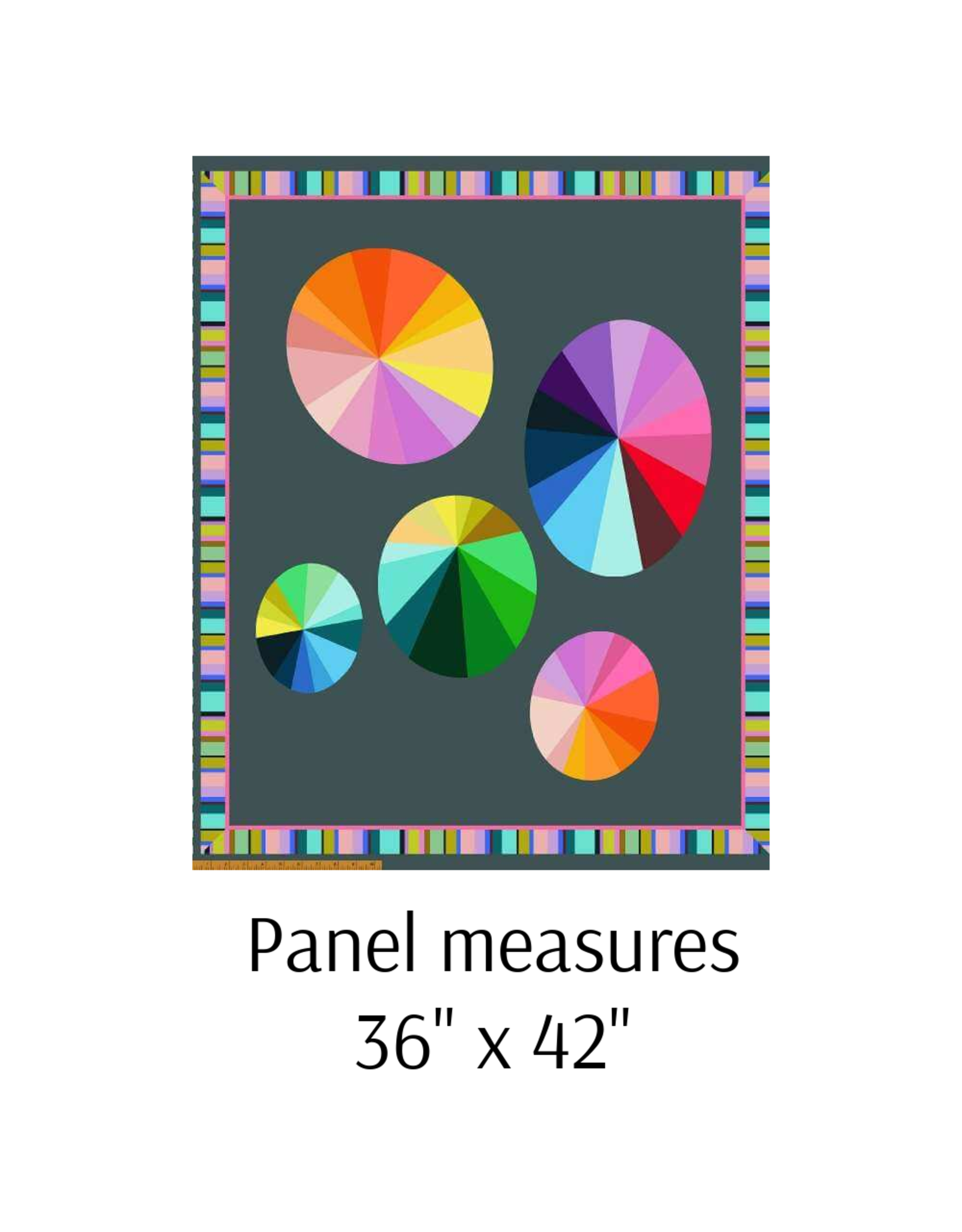 Windham Fabrics Color Wheel, Panel  36” x 42”