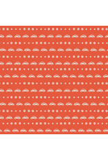 Figo Pickle Juice, Cars in Red Orange, Fabric Half-Yards