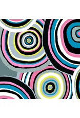 Kaffe Fassett Collective Kaffe 85 & Fabulous, Targets in Black, Fabric Half-Yards