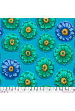Kaffe Fassett Collective Kaffe 85 & Fabulous, Zinnia in Blue, Fabric Half-Yards