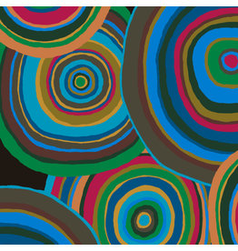 Kaffe Fassett Collective Kaffe 85 & Fabulous, Targets in Green, Fabric Half-Yards