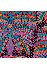 Kaffe Fassett Collective Kaffe 85 & Fabulous, Persian Vase in Black, Fabric Half-Yards