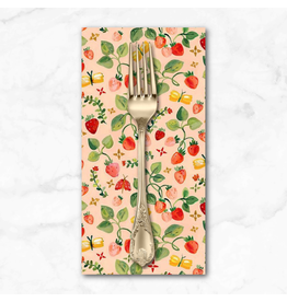 PD's August Wren Collection Folklore, Strawberries in Multi, Dinner Napkin