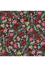 August Wren Folklore, Floral in Multi, Fabric Half-Yards