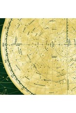 Robert Kaufman Star Maps, Maps in Astral with Metallic, 24"x 44" Fabric Panels