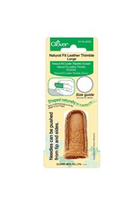 Clover ON ORDER-Natural Fit Leather Thimble, Large
