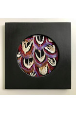 Modern Hoopla Square Hoop Frame in Dark Walnut Stain for 6" Embroidery Hoop