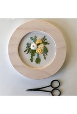 Modern Hoopla Round Hoop Frame in Natural for 6" Embroidery Hoop