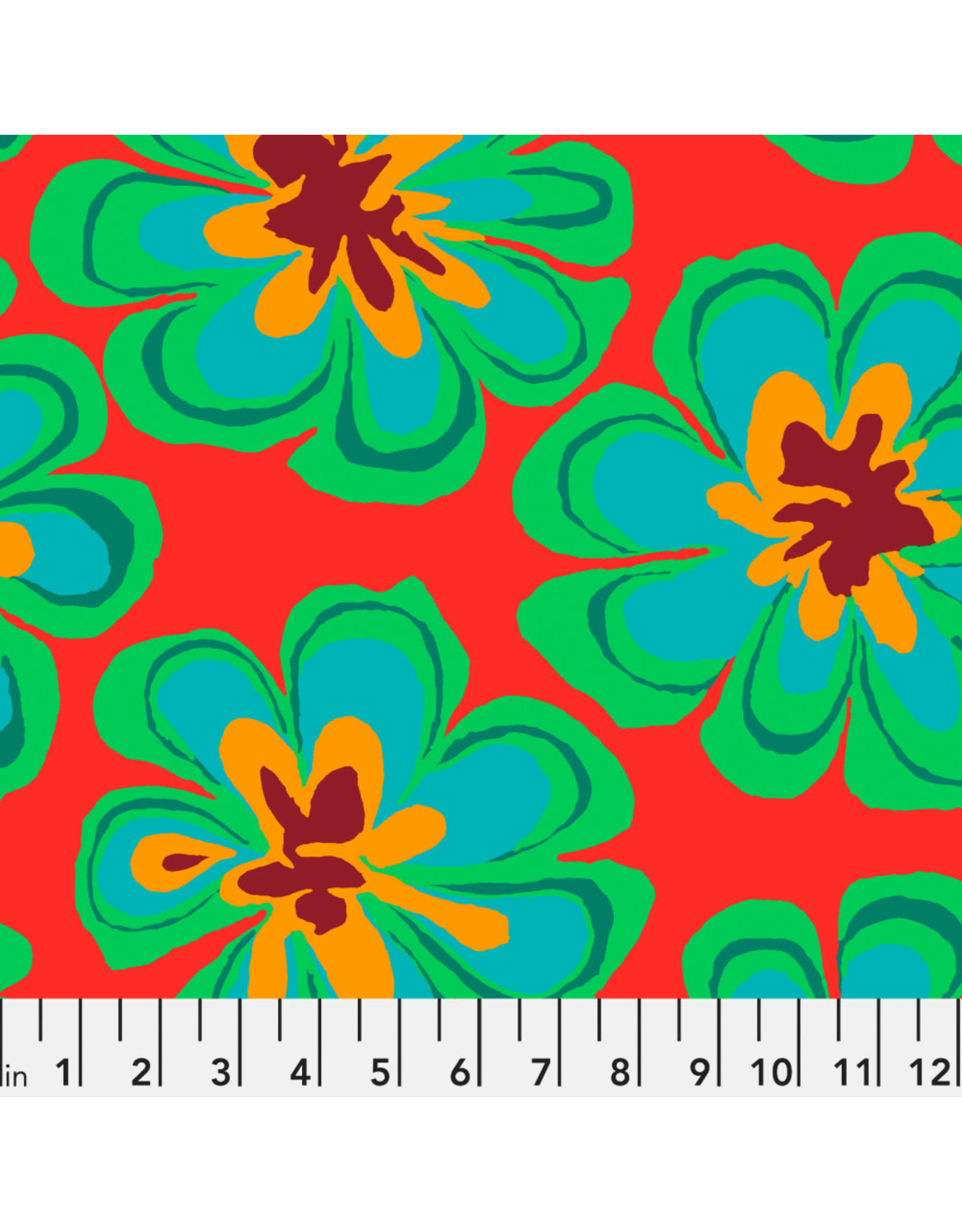 PD's Kaffe Fassett Collection Kaffe Collective, Funky Floral in Watermelon, Dinner Napkin