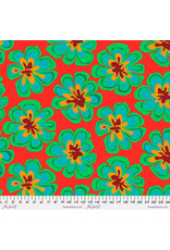 PD's Kaffe Fassett Collection Kaffe Collective Spring 2023, Funky Floral in Watermelon, Dinner Napkin