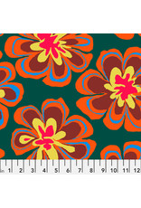 PD's Kaffe Fassett Collection Kaffe Collective Spring 2023, Funky Floral in Forest, Dinner Napkin