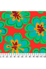 Brandon Mably Kaffe Collective, Funky Floral in Watermelon, Dabric Half-Yards