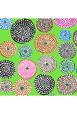Kaffe Fassett Collective Kaffe Collective, Disks in Lime, Fabric Half-Yards