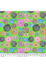 Kaffe Fassett Collective Kaffe Collective, Disks in Lime, Fabric Half-Yards