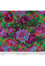 Philip Jacobs Kaffe Collective Spring 2023, Floral Burst in Green, Fabric Half-Yards