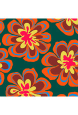 Brandon Mably Kaffe Collective, Funky Floral in Forest, Fabric Half-Yards
