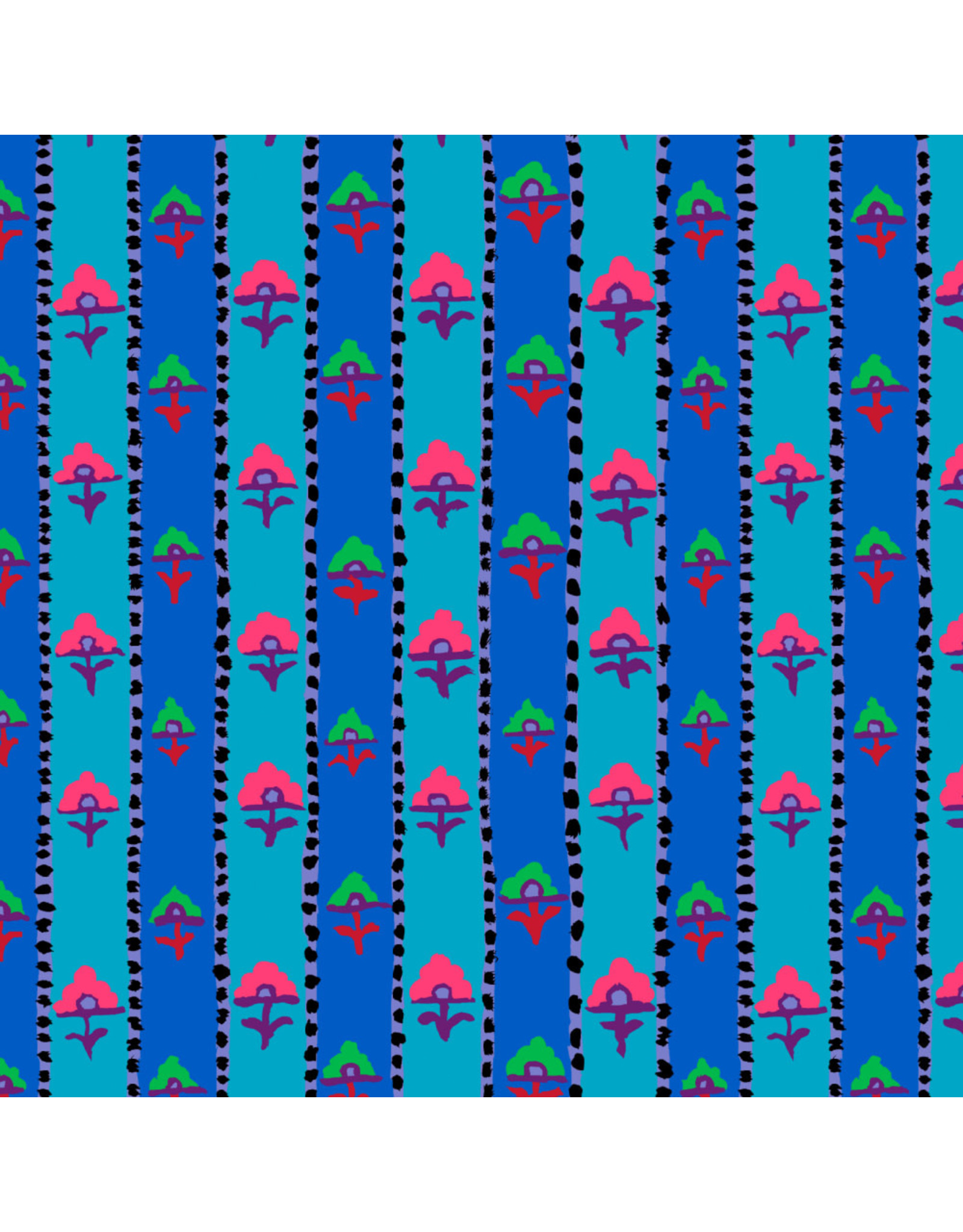 Kaffe Fassett Collective Kaffe Collective, Shiraz in Blue, Fabric Half-Yards