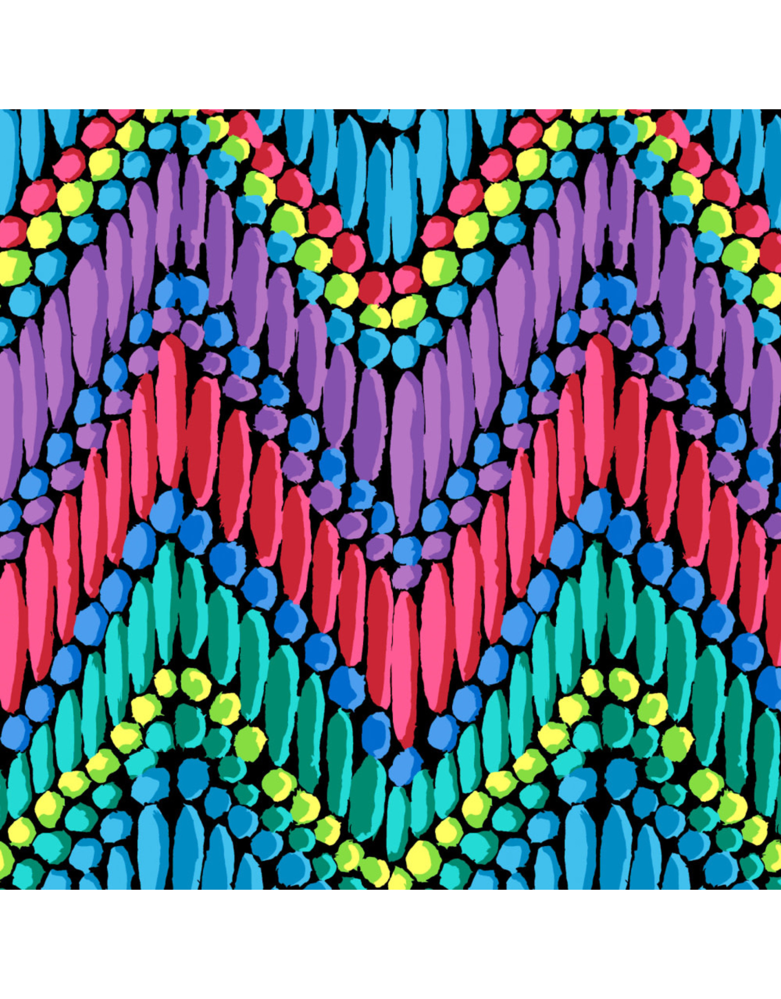 Kaffe Fassett Collective Kaffe Collective, Beaded Curtain in Contrast, Fabric Half-Yards