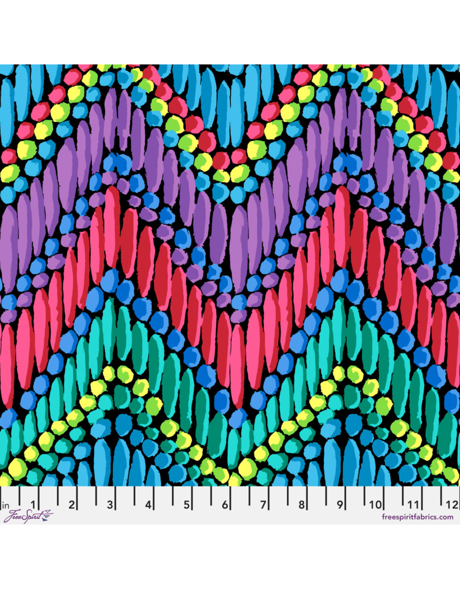 Kaffe Fassett Collective Kaffe Collective, Beaded Curtain in Contrast, Fabric Half-Yards