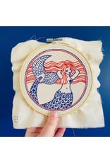 Hook, Line & Tinker Mermaid, Embroidery Kit