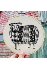Hook, Line & Tinker Sweater Weather Sheep, Embroidery Kit