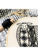 Hook, Line & Tinker Sweater Weather Sheep, Embroidery Kit