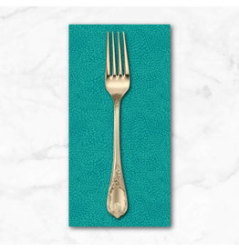 PD's Paintbrush Studio Collection Waved in Teal, Dinner Napkin