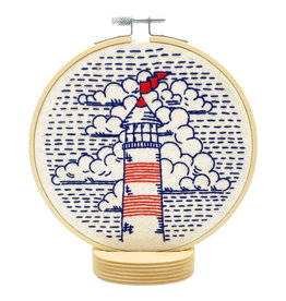 Hook, Line & Tinker Lighthouse, Embroidery Kit