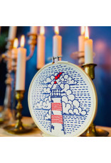 Hook, Line & Tinker Lighthouse, Embroidery Kit