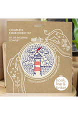 Hook, Line & Tinker Lighthouse, Embroidery Kit
