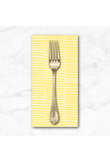 PD's Sarah Golden Collection Century Prints, Trellis Lines in Butter, Dinner Napkin