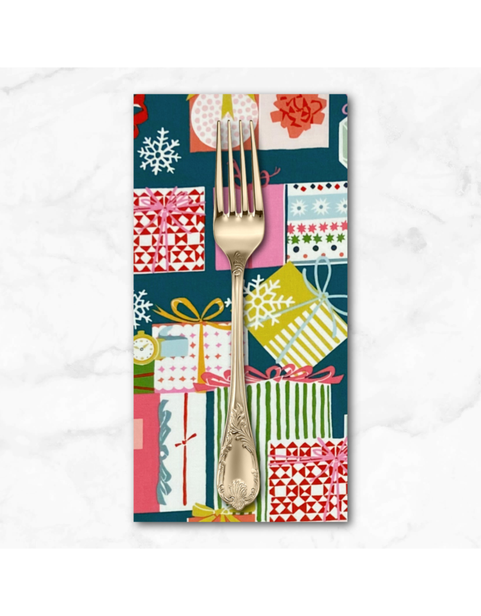 Christmas Collection Christmas Time, Perfect Packages in Spruce, Dinner Napkin