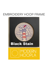 Modern Hoopla Square Hoop Frame in Black Stain for 6" Embroidery Hoop