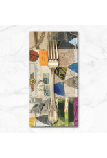 PD's Marcia Derse Collection Random Thoughts, Postcards: Front in Multi, Dinner Napkin