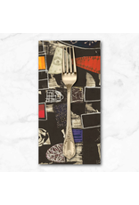 PD's Marcia Derse Collection Art History, Timeline: Lecture in Black, Dinner Napkin