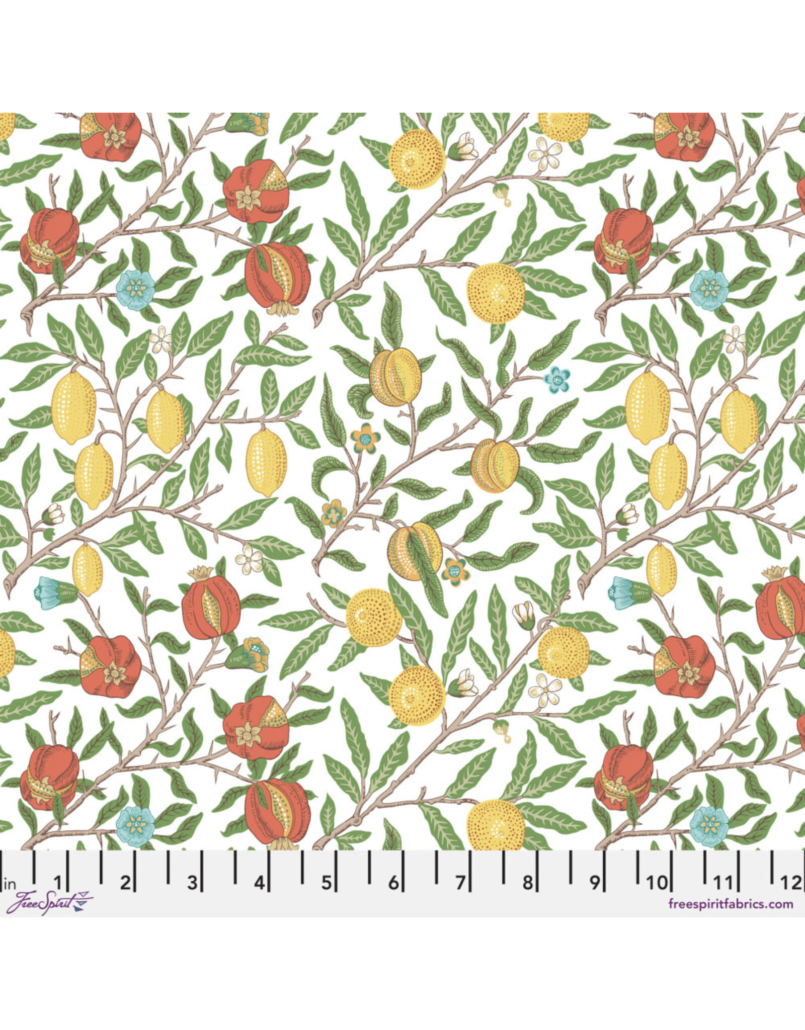 PD's William Morris Collection Morris & Co, Leicester, Fruit in White, Dinner Napkin