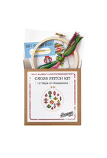 The Stranded Stitch 12 Days of Christmas Ornaments Cross Stitch Kit