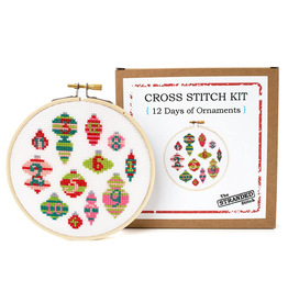 The Stranded Stitch 12 Days of Christmas Ornaments Cross Stitch Kit