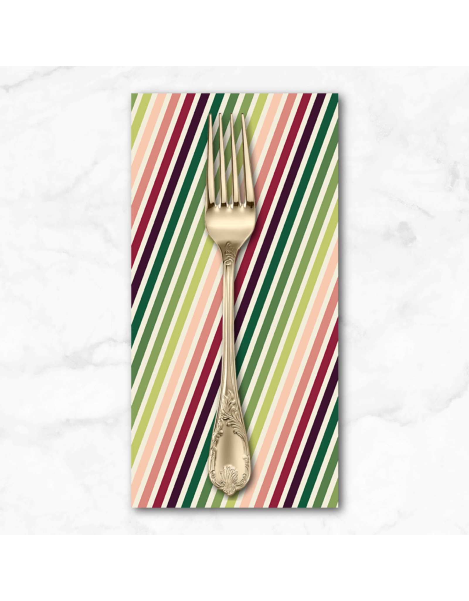 Christmas Collection Natale, Stripe in Classica, Dinner Napkin