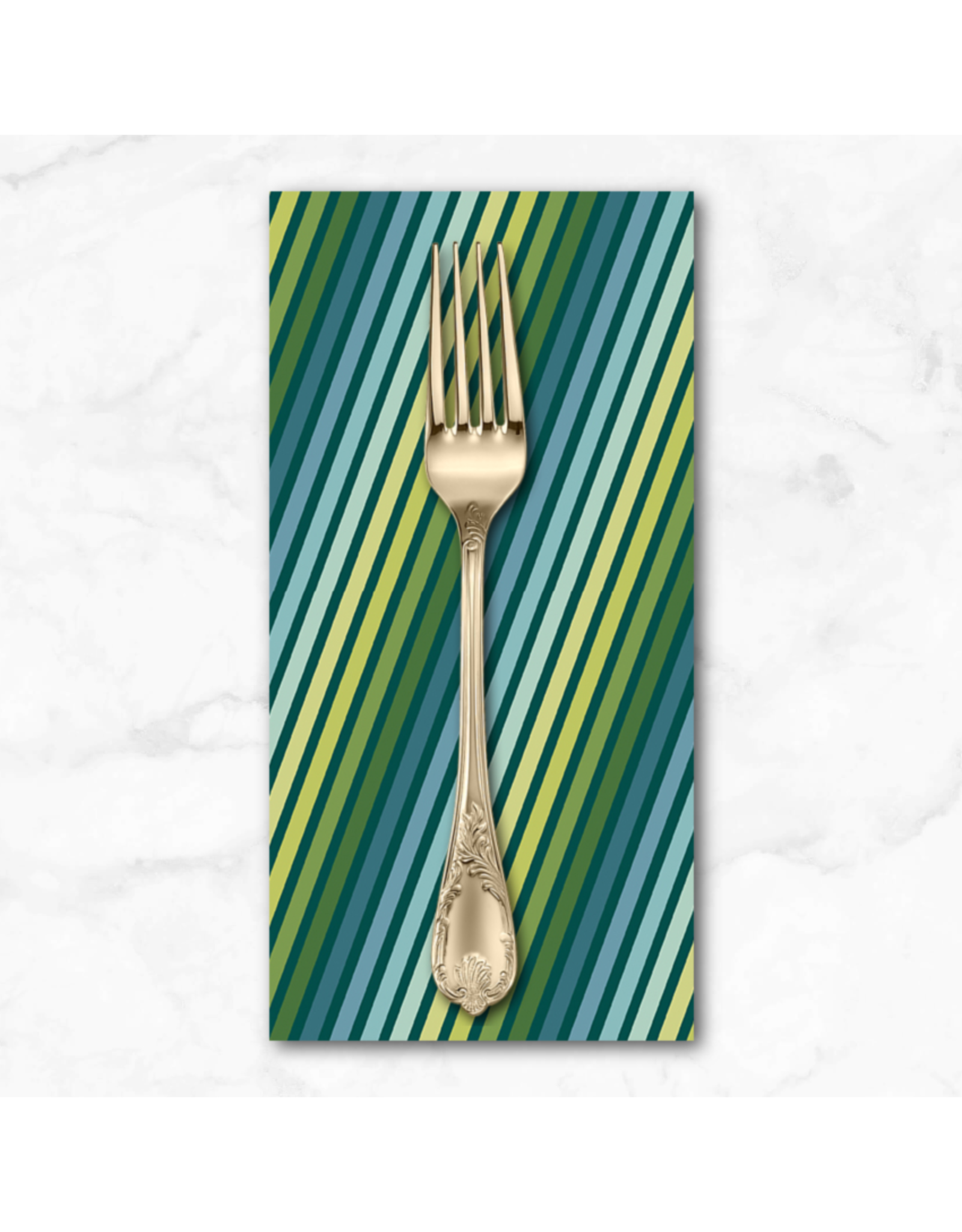 PD's Giucy Giuce Collection Natale, Stripe in Moderno, Dinner Napkin