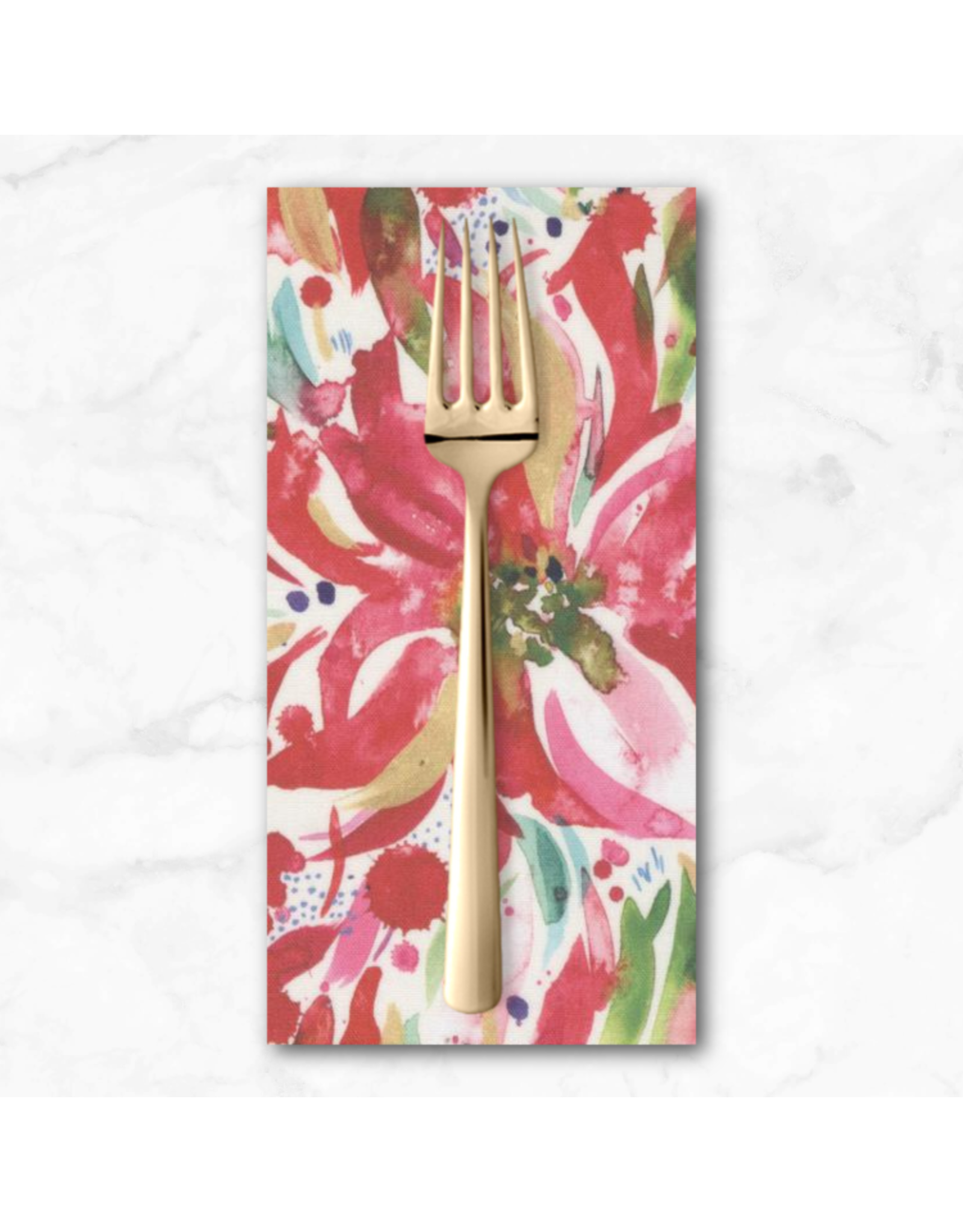PD's Create Joy Project Collection Comfort and Joy, Merriment Florals in Cloud, Dinner Napkin