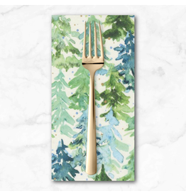 PD's Create Joy Project Collection Comfort and Joy, Winter Pines in Cloud, Dinner Napkin